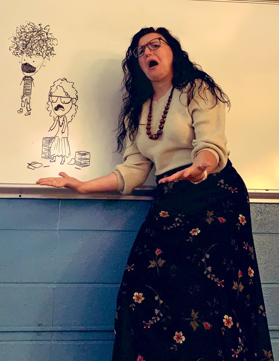 sydneyrendean's tweet photo. It do be like that sometimes. 🤣#englishteacherproblems #drowninginessays #studentart https://t.co/5ZsRhnN32I