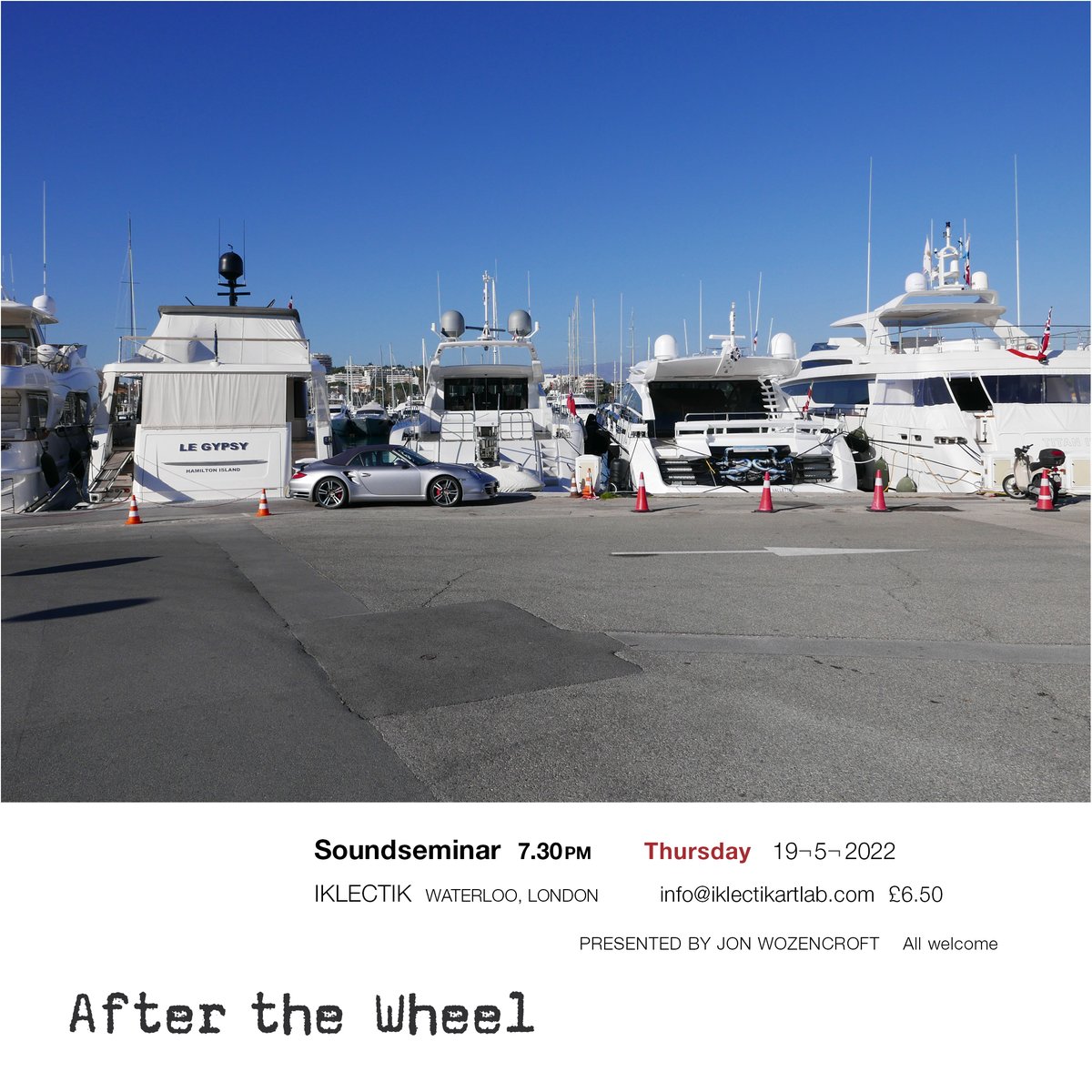 touchmusic's tweet photo. After the Wheel: Jon Wozencroft Sound Seminar | 19th May 2022 - https://t.co/jqSFEE9vWP @iklectikartlab #soundseminar https://t.co/ETDVPomzeb