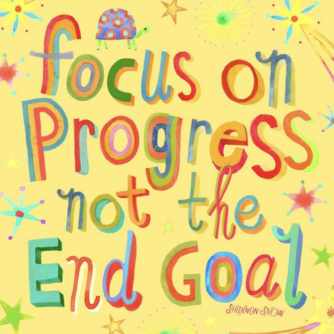 Every small step matters. Focus on progress, not just the end goal Image: instagram.com/hello.shannon