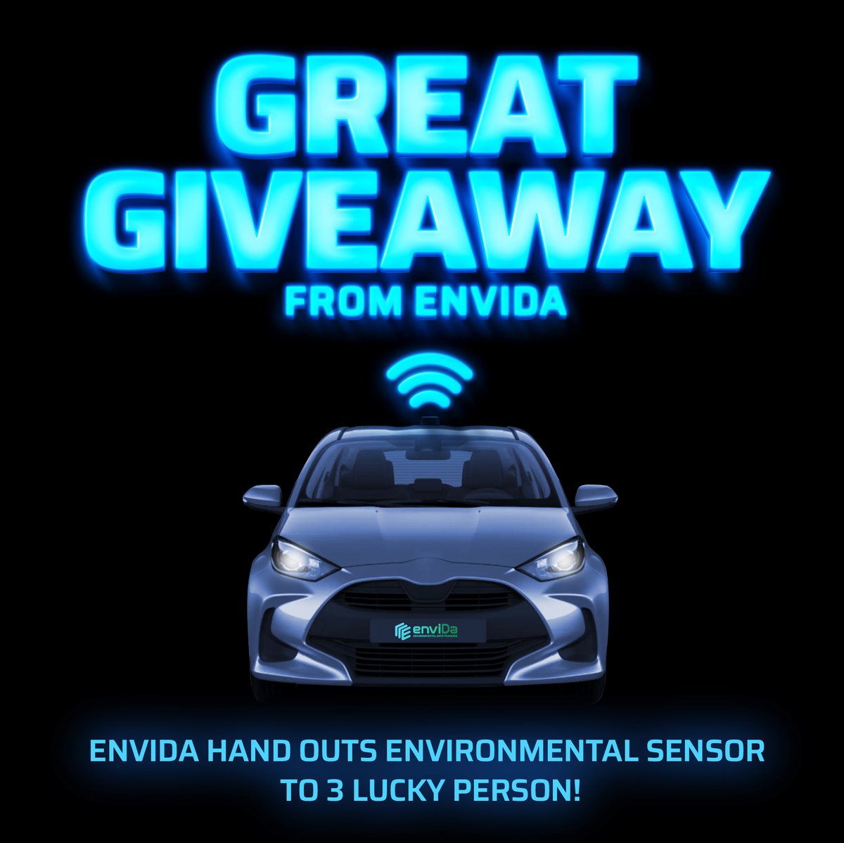 GREAT GIVEAWAY!

Let’s start collecting the environmental data where we live in! EnviDa hand outs 3 environmental sensor to 3 lucky participants! 

All you need to do is;

1. Follow <a href="/envidadatatrack/">EnviDa</a>
2. Like &amp; RT this post
3. Tag 3 friends

Giveaway ends in 10th May, go community!