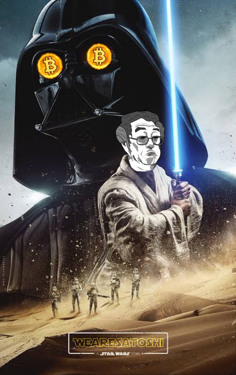 YunoZenX's tweet photo. @IamChadManDan WEARESATOSHI POSTER MEME
Hope you like it
@IamChadManDan @weare_satoshi
$SATS #SATS #SATSwars #WeAreSatoshi #StarWarsDay #MayThe4thBeWithYou #Maythe4th https://t.co/ba9A9rKEER