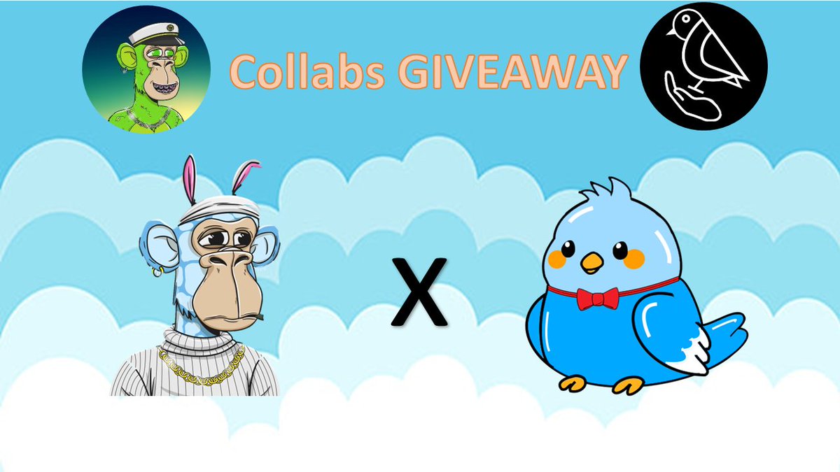 🐵Project Apes 𝐱  Blessed Bird 🐦

Collabs Giveaway!

We are kindly giving away:
🥇 5x WL spot for Project Apes NFT 
🥇 1x Blessed Bird NFT 

✅To Enter:
1-Follow 
<a href="/ProjectApes/">Project Apes</a> 
 &amp; 
<a href="/blessedbird170/">Blessed Bird 🐦🌖 | MINT IS CLOSED</a> 
 
2-💕 , Rt , Tag 3 Lunatics