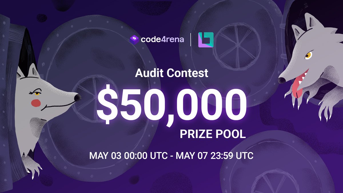 code4rena's tweet photo. 🐺 NOW LIVE: @bunker_finance $50,000 $USDC security audit contest. 

Wardens can earn rewards while helping secure the protocol making it easy to borrow against your NFTs.

Check out what's in scope: https://t.co/IeaNTrPVMJ https://t.co/IAb0u046tg