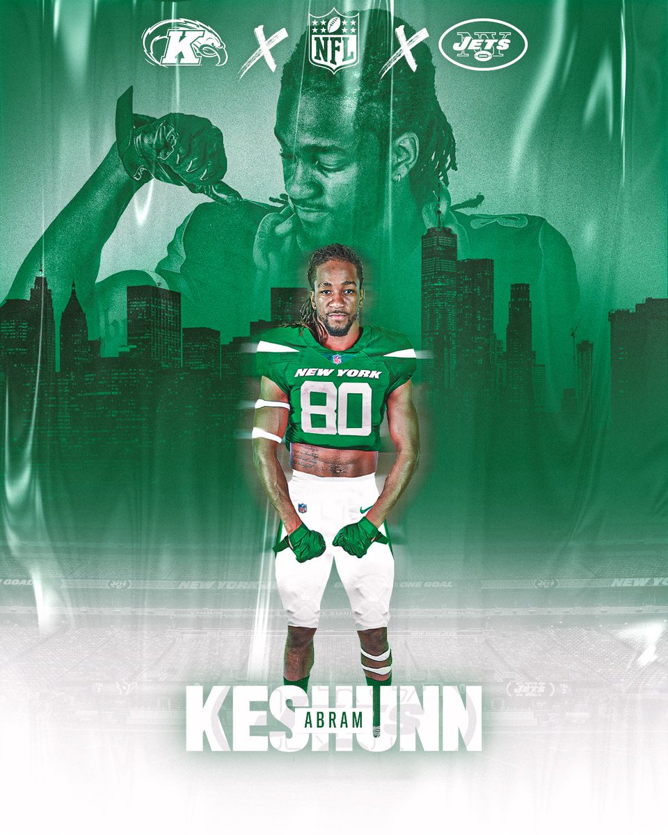 Kent State Football (@kentstfootball) on Twitter photo <a href="/keshunn_abram/">Keshunn Abram</a> is ready to #TakeFlight in NYC! Your first look at Keshunn as a member of the <a href="/nyjets/">New York Jets</a>!
#BeTheAlpha🦅 | #TakeFlight <a href="/keshunn_abram/">Keshunn Abram</a> is ready to #TakeFlight in NYC! Your first look at Keshunn as a member of the <a href="/nyjets/">New York Jets</a>!
#BeTheAlpha🦅 | #TakeFlight