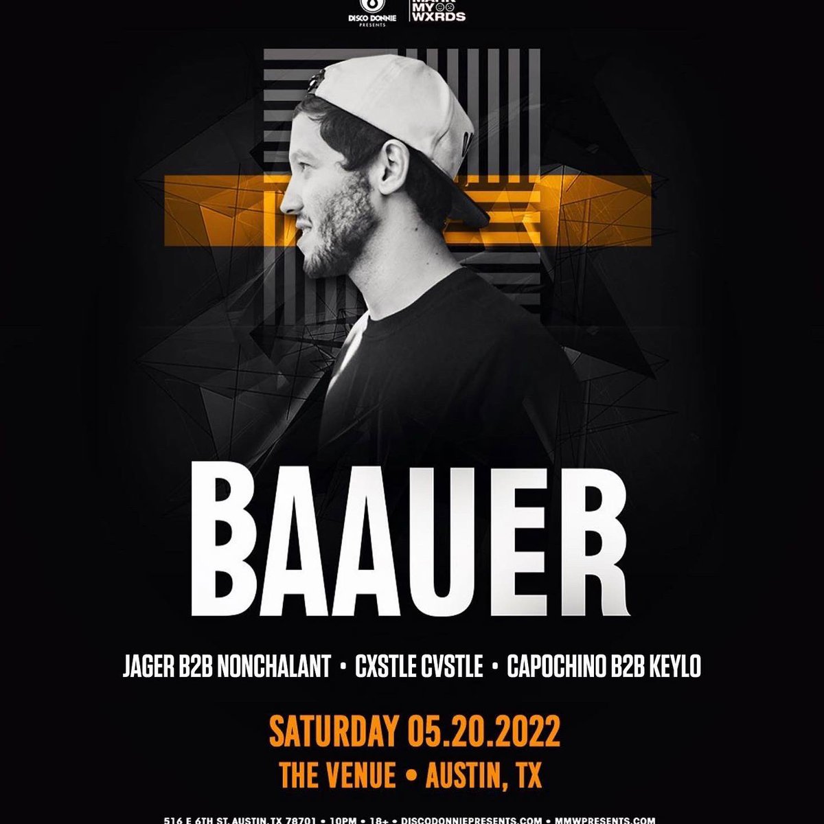 nhfmgmt's tweet photo. Gang activity May 20th at @thevenueatx with our boi @CXSTLECVSTLE as support for @baauer + the homies @Ryan_jager @Nonchalantmusix @capochinomusic @madebykeylo 🏰✨🎶

Tickets 👉🏻 https://t.co/WNUzMRRw3S https://t.co/R0u3MLEvIL