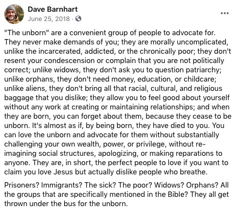 mattxiv's tweet photo. “the unborn are the perfect people to love if you want to claim you love jesus but actually dislike people who breathe” https://t.co/i17XYrMUgl