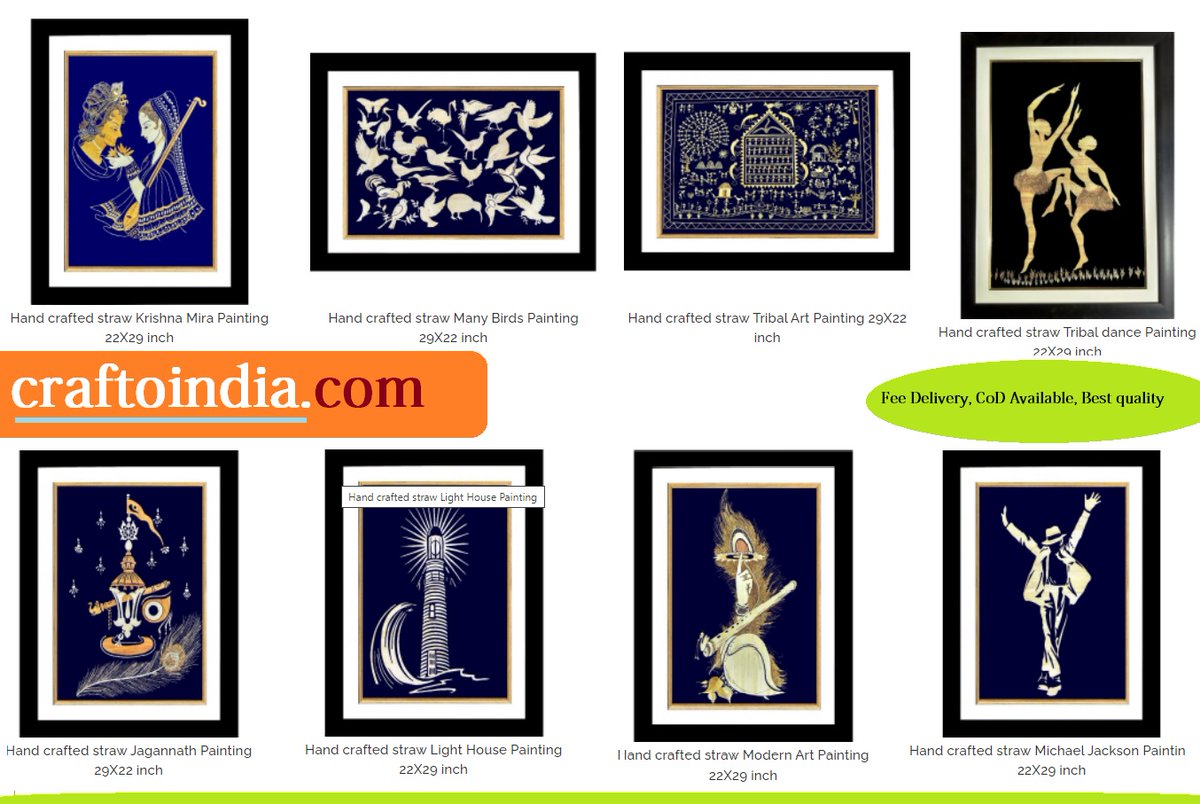 CraftOIndia's tweet photo. UNIQUE PAINTINGS FROM ODISHA, INDIA AT #CRAFTOINDIA 
ओडिशा कि ये अनोखा पेंटिंग क्राफ्टो इंडिया पे उपलब्ध हे👈

{#Free_Delivery in India, #CoD Available &amp; Best Quality} 
discover more from craftoindia .com https://t.co/dqf2c3sEtj