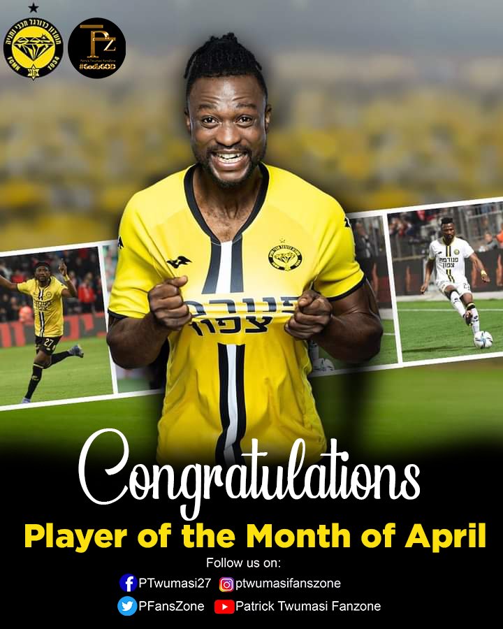 PFanszone's tweet photo. 𝗖𝗢𝗡𝗚𝗥𝗔𝗧𝗨𝗟𝗔𝗧𝗜𝗢𝗡𝗦 𝗠𝗔𝗘𝗦𝗧𝗥𝗢

𝐌𝐚𝐧 𝐎𝐟 𝐓𝐡𝐞 𝐌𝐚𝐭𝐜𝐡 𝐚𝐠𝐚𝐢𝐧𝐬𝐭  𝗛𝗮𝗽𝗼𝗲𝗹 𝗕𝗲'𝗲𝗿 𝗦𝗵𝗲𝘃𝗮✅

𝐌𝐚𝐜𝐜𝐚𝐛𝐢 𝐍𝐞𝐭𝐚𝐧𝐲𝐚 𝐏𝐥𝐚𝐲𝐞𝐫 𝐎𝐟 𝐭𝐡𝐞 𝐌𝐨𝐧𝐭𝐡 𝐎𝐟 𝐀𝐩𝐫𝐢𝐥✅

#GodIsGod
#T27 https://t.co/LB3FHdHrzo
