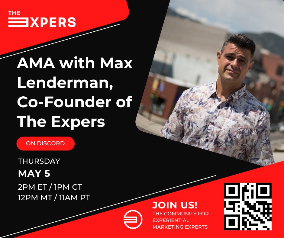 The Expers (@theexpers) on Twitter photo This Thursday, come join an AMA with <a href="/TheExpers/">The Expers</a> co-founder <a href="/maxlenderman/">maxlenderman</a>.
Invite here:
discord.gg/G7AKvhSu?event… This Thursday, come join an AMA with <a href="/TheExpers/">The Expers</a> co-founder <a href="/maxlenderman/">maxlenderman</a>.
Invite here:
discord.gg/G7AKvhSu?event…