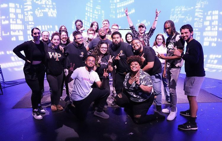WPCommDept's tweet photo. The return of Braveathon🔥✅ brought to you by @WP_TV6 and @bravenewradio!! 😎🎶🧡🖤#WPcomm #Braveathon2022 https://t.co/3dyKVgWdVS