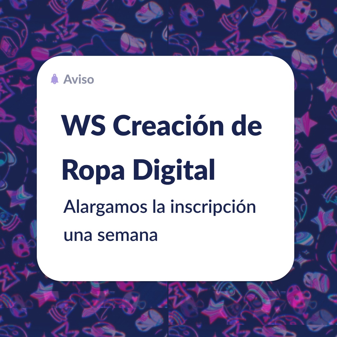 onlymaniac's tweet photo. La moda virtual es una tendencia en crecimiento por el interés del Metaverso 👀 aprende en poco tiempo.
Mas información
https://t.co/P6tLe7MkCa👈
#CursoOnline #workshops #ropa3d #ropadigital #CursoEnLinea #diseñoropa #3D #modavirtual #metaverso #Metaverse https://t.co/TGwbcdKILr