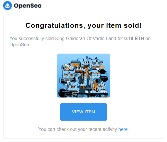 JayVader8's tweet photo. King Ghidorah Of Vadle Land #Sold 
Thank you for your support @gothanya28 

Vadle Land Collection :
https://t.co/tQ1yjshlWq

#nfts #nftartwork #nftcollectors  #nftcollection #nftartists #nftthai  #nftcommunity #openseanft #openseacollector #openseacollection #opensea 
@opensea https://t.co/CVCtZ2Upne