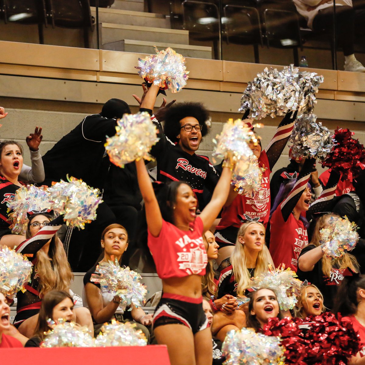 MySolentSport's tweet photo. The crowd hype is real!
#BUvSolent #WeAreSolent https://t.co/4uv0RyDT23