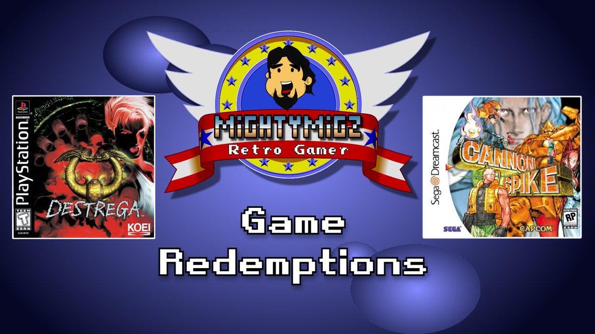 MightyMigzy's tweet photo. Today is for #ChatRedemptions! 
The games are #Destrega on #PS1 and #CannonSpike on #Dreamcast 
Hang out and let's talk #Retro. 
#RETROGAMING #twitch #PixelLeague #BlastProcessing #Mode7
https://t.co/u8mMOriiHF https://t.co/363uBWVv8T
