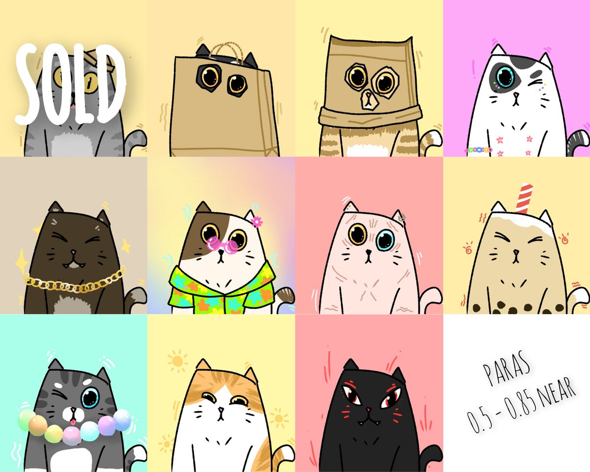 🐈🐱Big Boss (Cat)🐱🐈
🐱Collection🐱 0.5-0.85 NEAR
paras.id/collection/big…

🐟🐱🐟🐱🐟🐱🐟🐱
 #NFTdrop #NFTTHAILAND #NFT 
#NFTcollection #NEARnft #nearNFTs #paras #NEARcollector