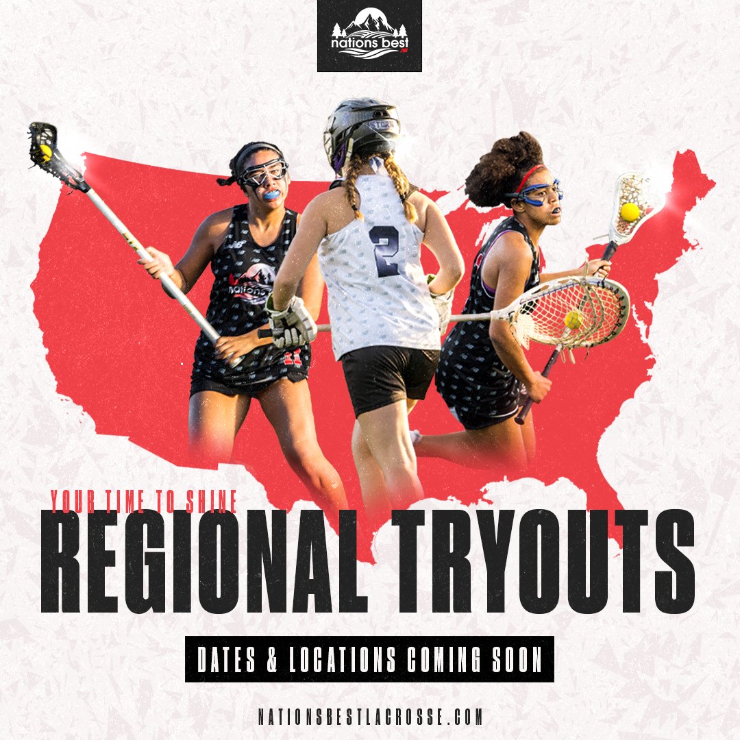 Get ready girls! We will be announcing our Nation's Best regional tryouts soon. The time to shine is now 🌎 

#nationsbest #nationsbestlacrosse #nblax #getbetter
