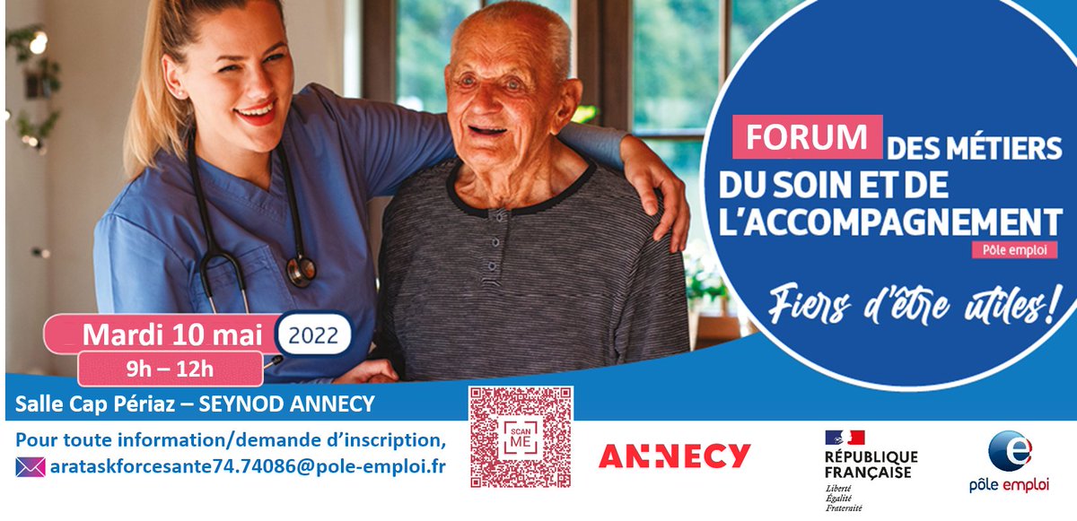 #Recrutement #formation #3D #stage #annecy 
De belles opportunités d’emploi avec un point commun fondamental : « embellir des Vies, donner un sens à sa Vie professionnelle, offrir et recevoir bien plus qu’un sourire ! »
RDV Mardi 10 mai de 9h à 12h à Cap Périaz