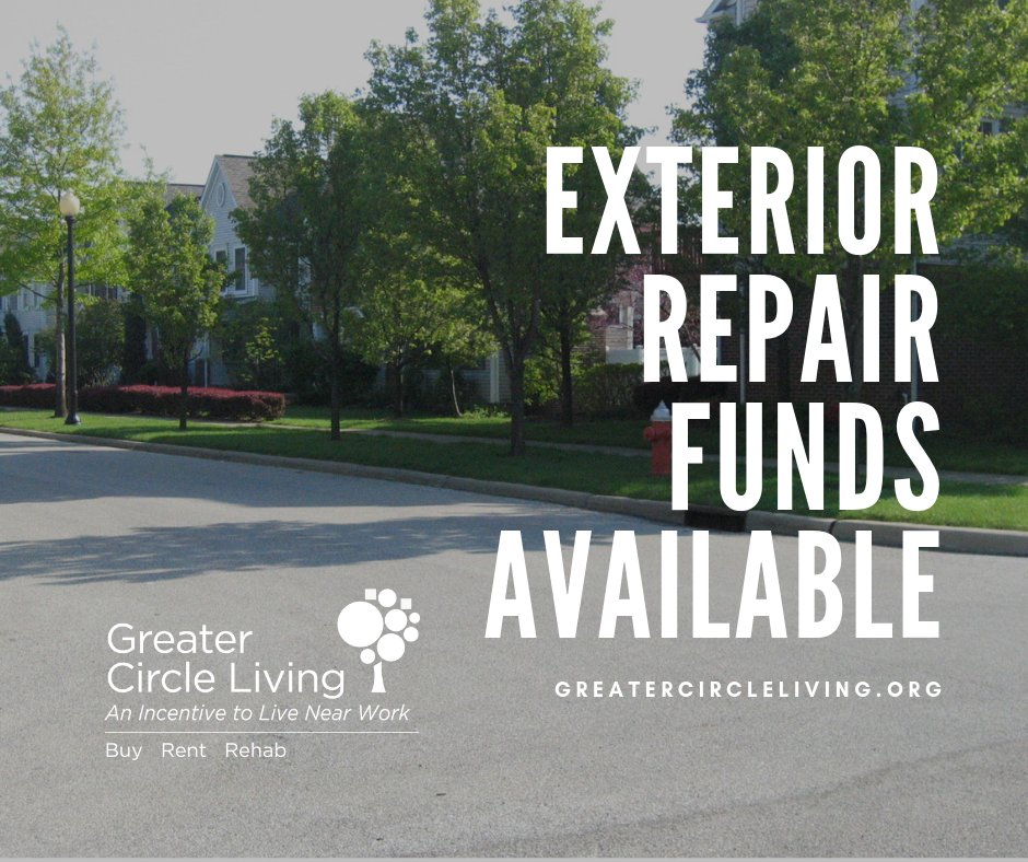 Thinking about sprucing up the exterior of your house? The GCL Exterior Home Repair program provides up to $8,000* in employer matching funds for approved exterior renovations. Learn more:
greatercircleliving.org/programs/#Exte…