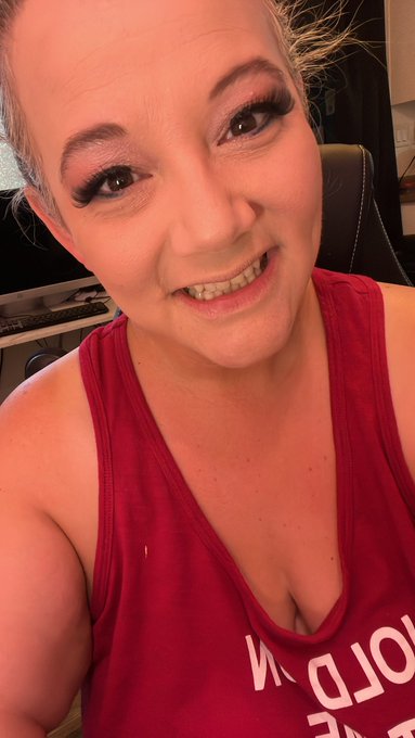About to do my hair and then my first Skype show for the day&hellip;. You need some attention too 😏 let me know