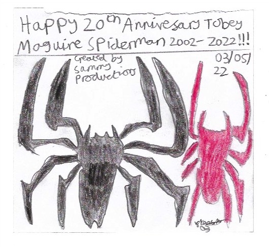 NivasSammy's tweet image. Happy 20th anniversary to Tobey Maguire's Spiderman which celebrates its anniversary today! Here is a sketch I created to commerate this milestone. #SpiderMan20thAnniversary #SpiderMan #TobeyMaguire