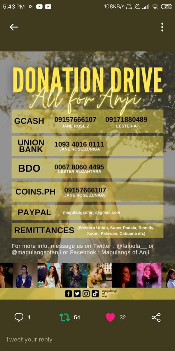 EEtrairu's tweet photo. 🚨DONATE🚨 na Po Tayo Ngayon Wala pa pong enough funds Ang moa para sa pagbabalik ni Anji!!!! https://t.co/guVd7hjPcU