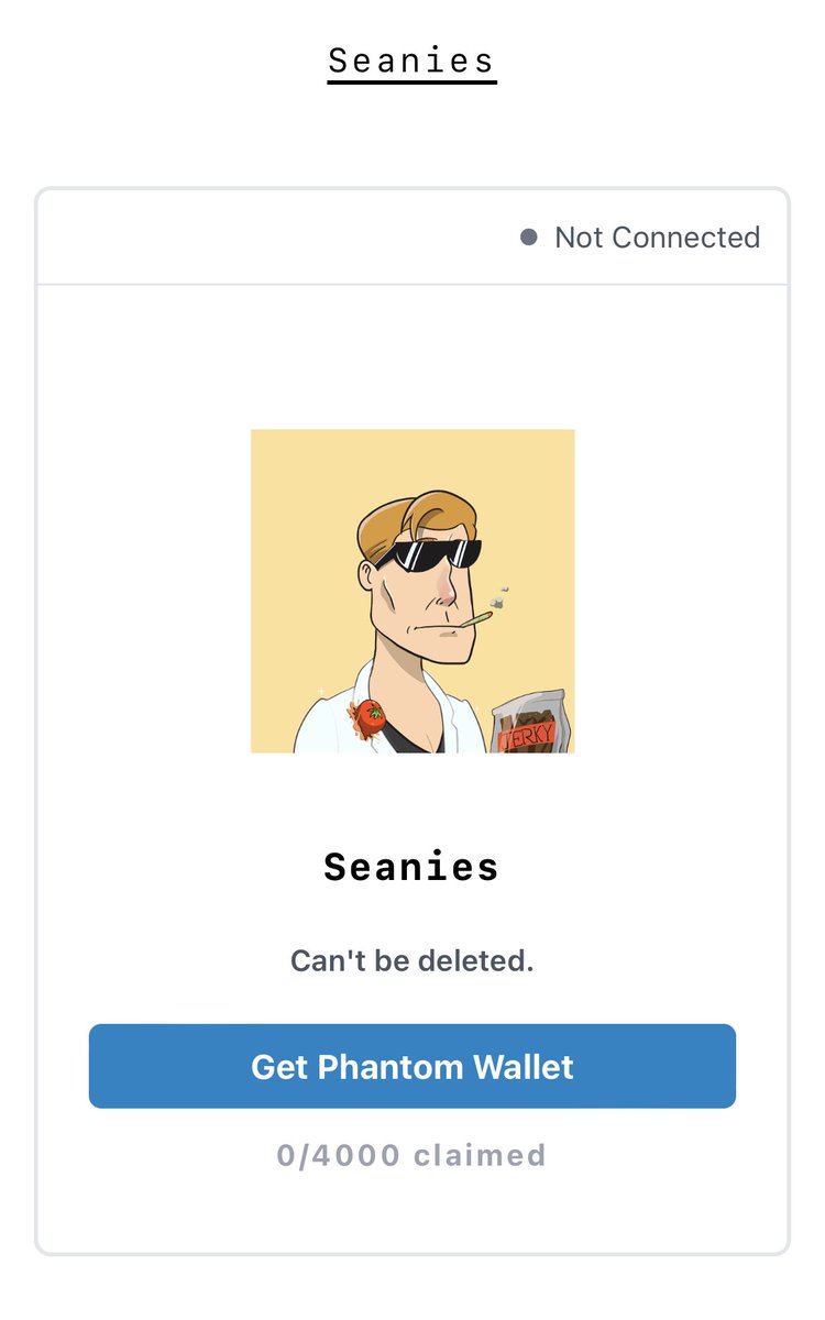 SeaniesNFTs's tweet image. OH BOY!!! SEANIES ARE LIVE!!! First 10 people to RT this I will send the URL!!! #Seanies