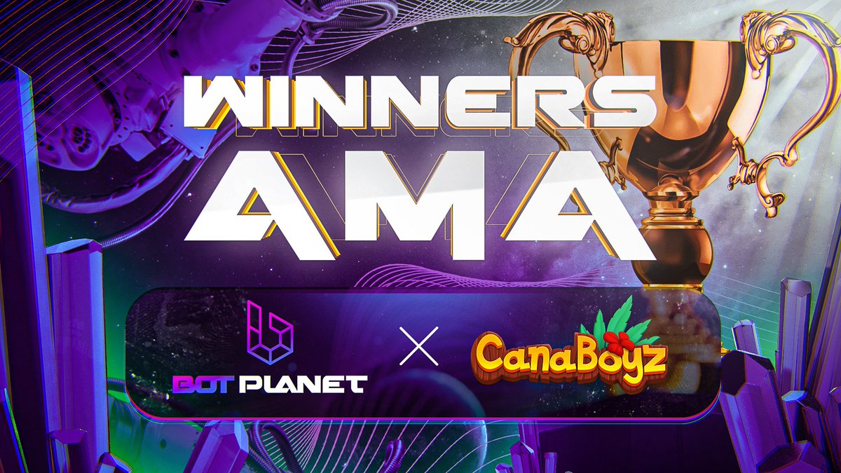 BotPlanet_'s tweet photo. 😎We recently held an AMA session in discord channel CanaBoyz and we want to announce the winners!

🔹@garouopm98#8344 
🔹@bisukia
🔹@canhmon#9152
🔹@bernadio#1752 
🔹@ionelan☰#313

🚀We ask you to write to @k_khalimova (tg) for a prize! https://t.co/phbnjZi2P8