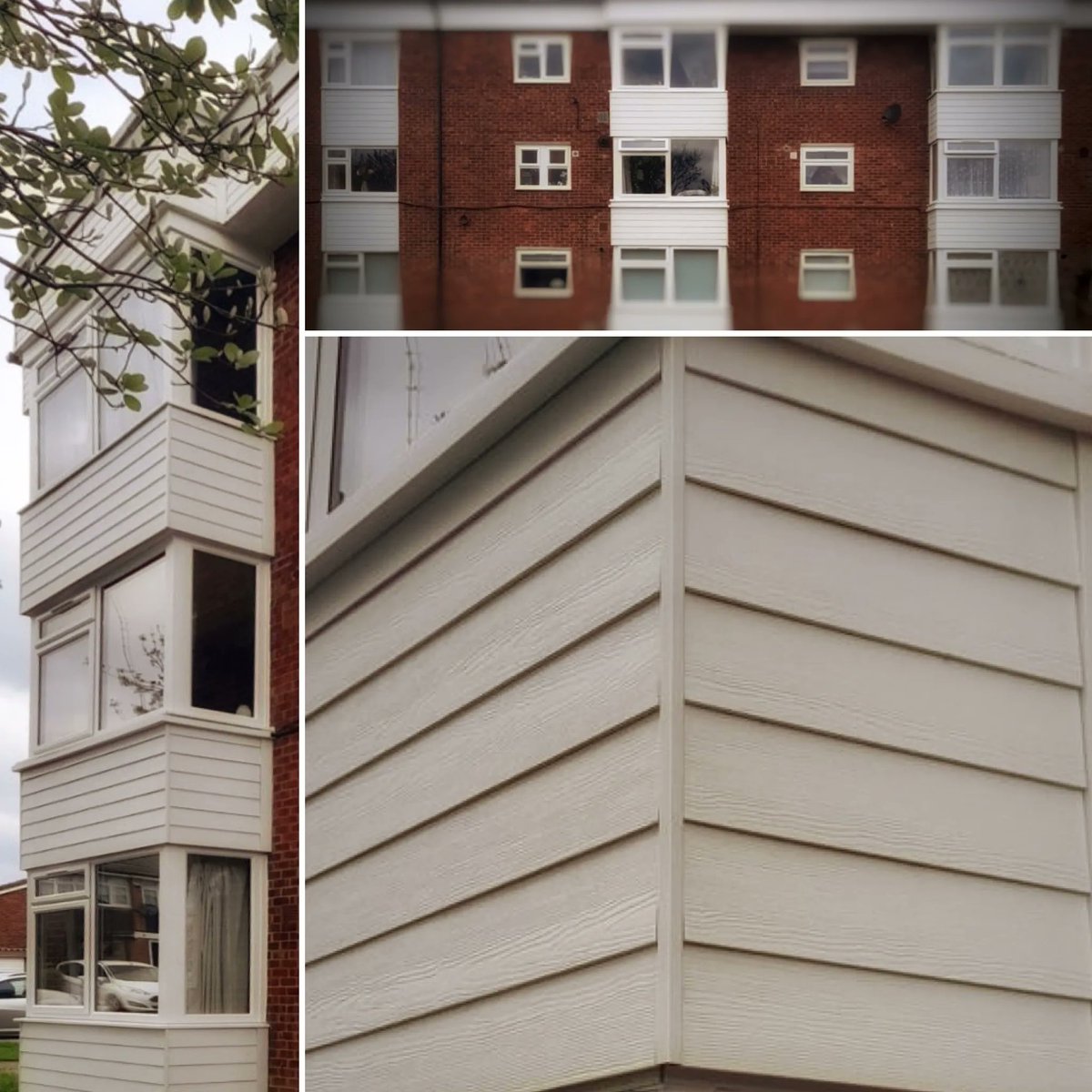 Epic installation of 150sqm of Hardie Plank - bringing buildings back to life.
<a href="/JamesHardie/">James Hardie</a> <a href="/UPBuilding_UK/">UP Building Products</a> <a href="/JamesHardieUK/">James Hardie UK</a>
