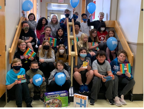 StMarySchool2's tweet photo. Congratulations to Mrs. Allen’s grade 4/5 class who won the grade 3-5 HTCSD 2022 March Math Madness Competition! As a class they accumulated a whopping total of 45 575 minutes on Mathletics! @StMarySchool2 @HolyTrinitySD https://t.co/reoJcI7q8t