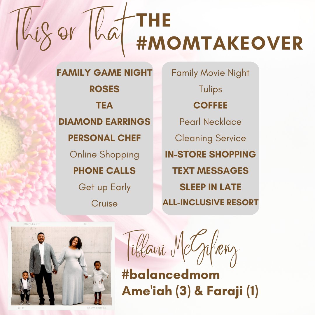 FIBC1905's tweet photo. The #momtakeover is here and we're celebrating just a few of the FIBC mothers and mother figures including Tiffani McGilvery.
She's a #balancedmom who's favorite mom memory is enjoying sleep when her children were smaller.
#mothersday #celebratemom https://t.co/xCCjB0x6PY