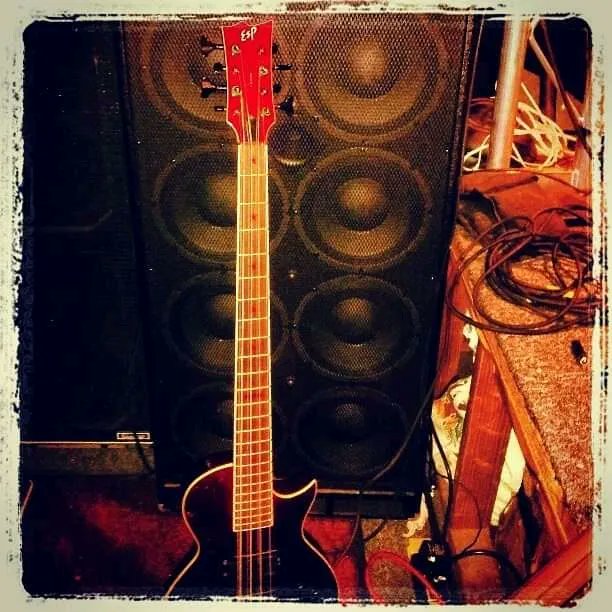 anderssonmarten's tweet photo. What a piece of beauty she is! ESP 8 string MA construction #MartenAndersson #8Stringbass #EightStringBass #bassguitar #bass #martenanderssonbass #ESP #espbass https://t.co/PTalqxYNmi