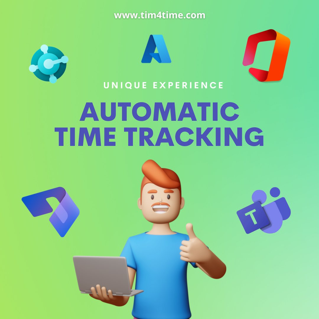 Don't look any further!
Every time tracking app you have seen before is just an electronic version of timesheets. TiM is different. We automate your time tracking process, so it does everything with you.

#tuesdaymotivations #timemanagement #Azure #WORKFROMHOME #Microsoft365