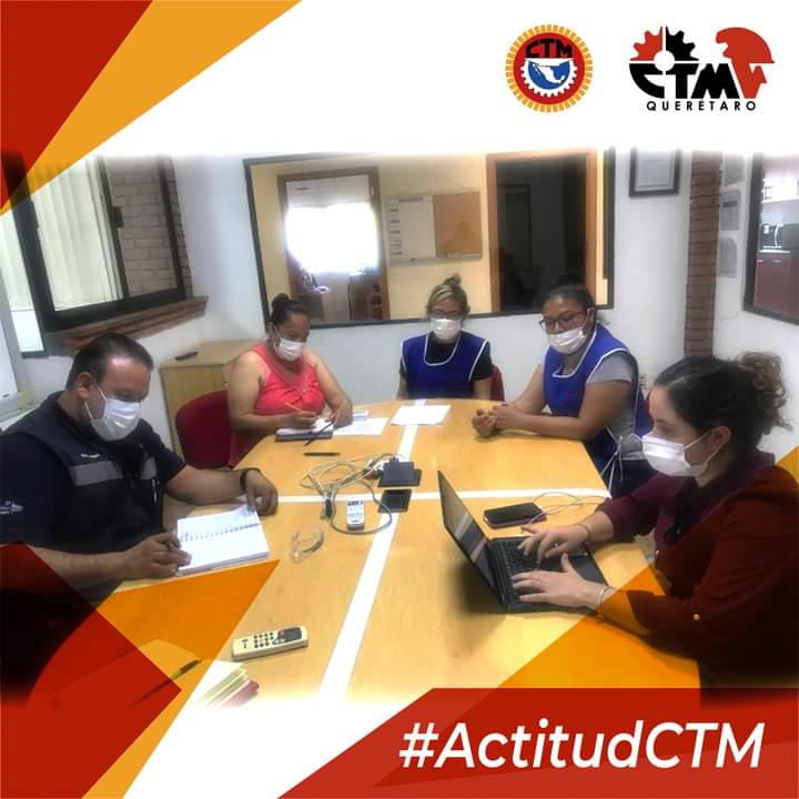 CTMQueretaro's tweet photo. 👉Imágenes de la minuta con el Comité Sindical y Recursos Humanos de la empresa Prettl de México.
#CTMQueretaro #CTMInforma https://t.co/OpDtZCL7tp