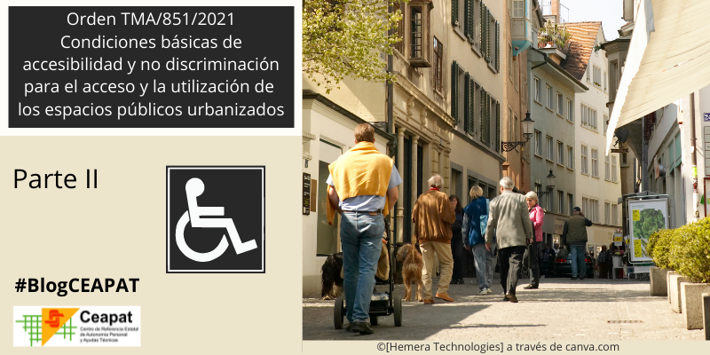 Ceapat's tweet photo. #BlogCeapat comparte la parte II de las novedades de la Orden TMA/851/2021 que regula las condiciones básicas de accesibilidad y no discriminación para el acceso y la utilización de los espacios públicos urbanizados. Léelo en👉 https://t.co/YUJkgvbje4
#Urbanismo #Accesibilidad https://t.co/BEQCvOB16Z