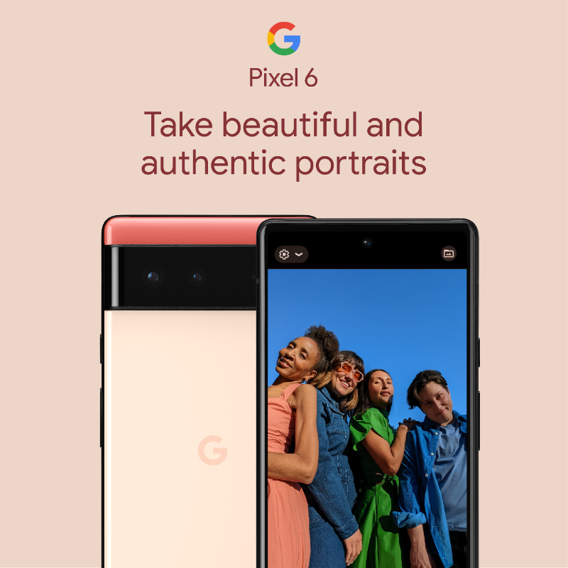 madebygoogle's tweet photo. Photograph all skin tones beautifully and authentically 😍 with Real Tone™. Get the Google Pixel.
