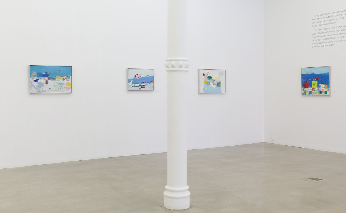 AlexandreGallry's tweet photo. Included among a minority of women artists in the #AbstractExpressionism movement and in the New York School of the 1950s and 60s, #EdithSchloss was a bold—and at times brash— presence in the art world. Edith Schloss: Blue Italian Skies Above is on view through June 4. https://t.co/LFafr83XoO