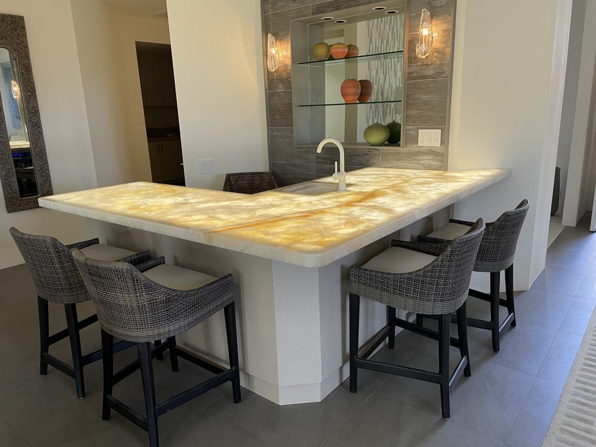 Lighting layout &amp; design by Priority Lighting.  We used light pads by @corelighting to light up the countertop from underneath for a truly unique and modern design.

Call today for your FREE quote &amp; consultation! 800-709-1119.

#ledlights#lightingdesign#lightingdesigner#bar