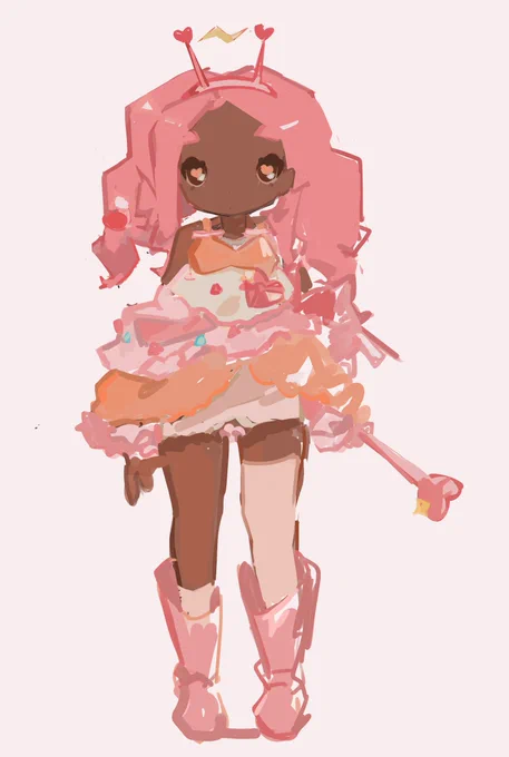 lovecore magical girl design 