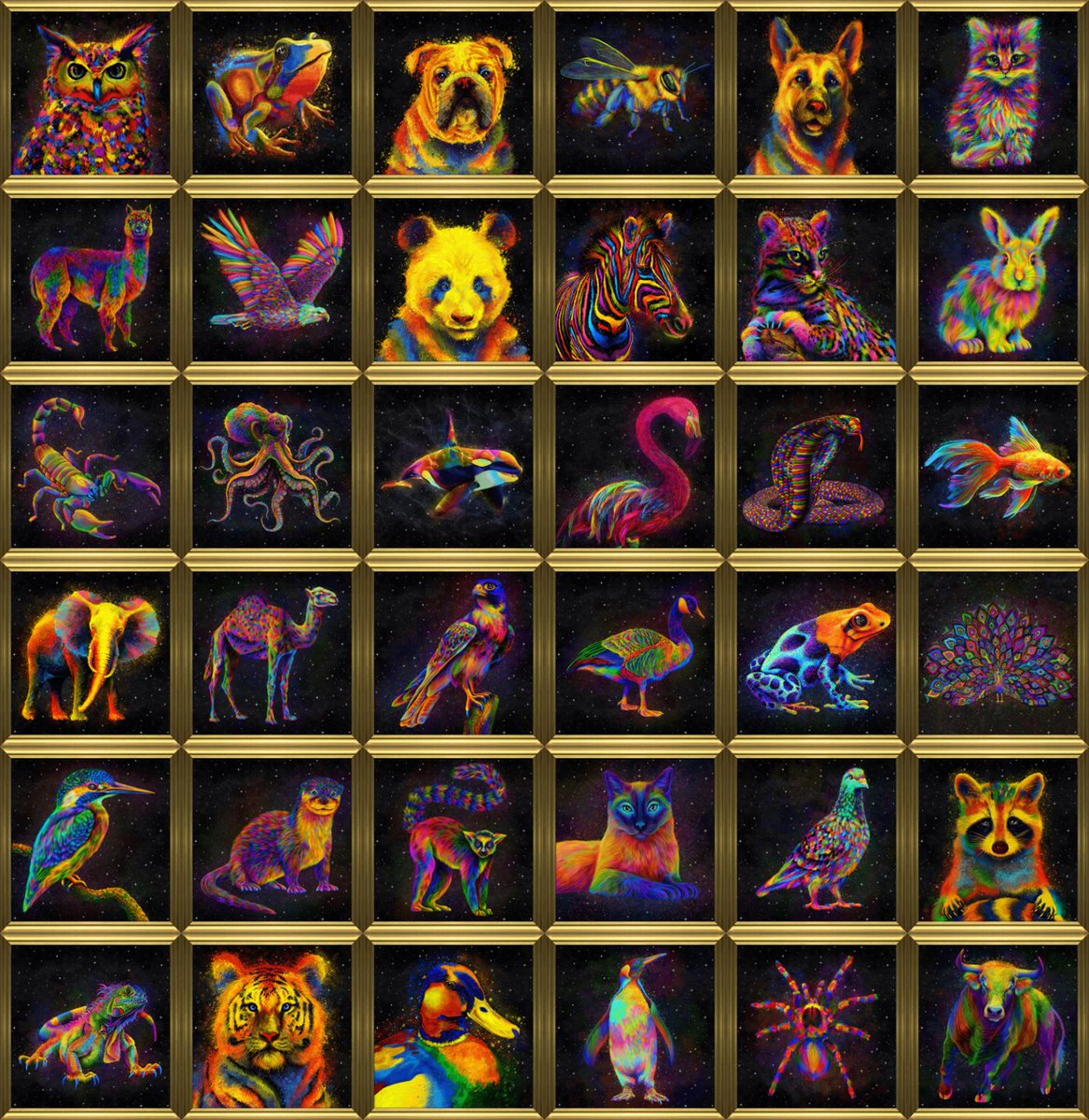 artcanvasinc's tweet photo. New Colorful Animals Collection now available on https://t.co/XdVsikTSuy https://t.co/s3AhqzQgxg