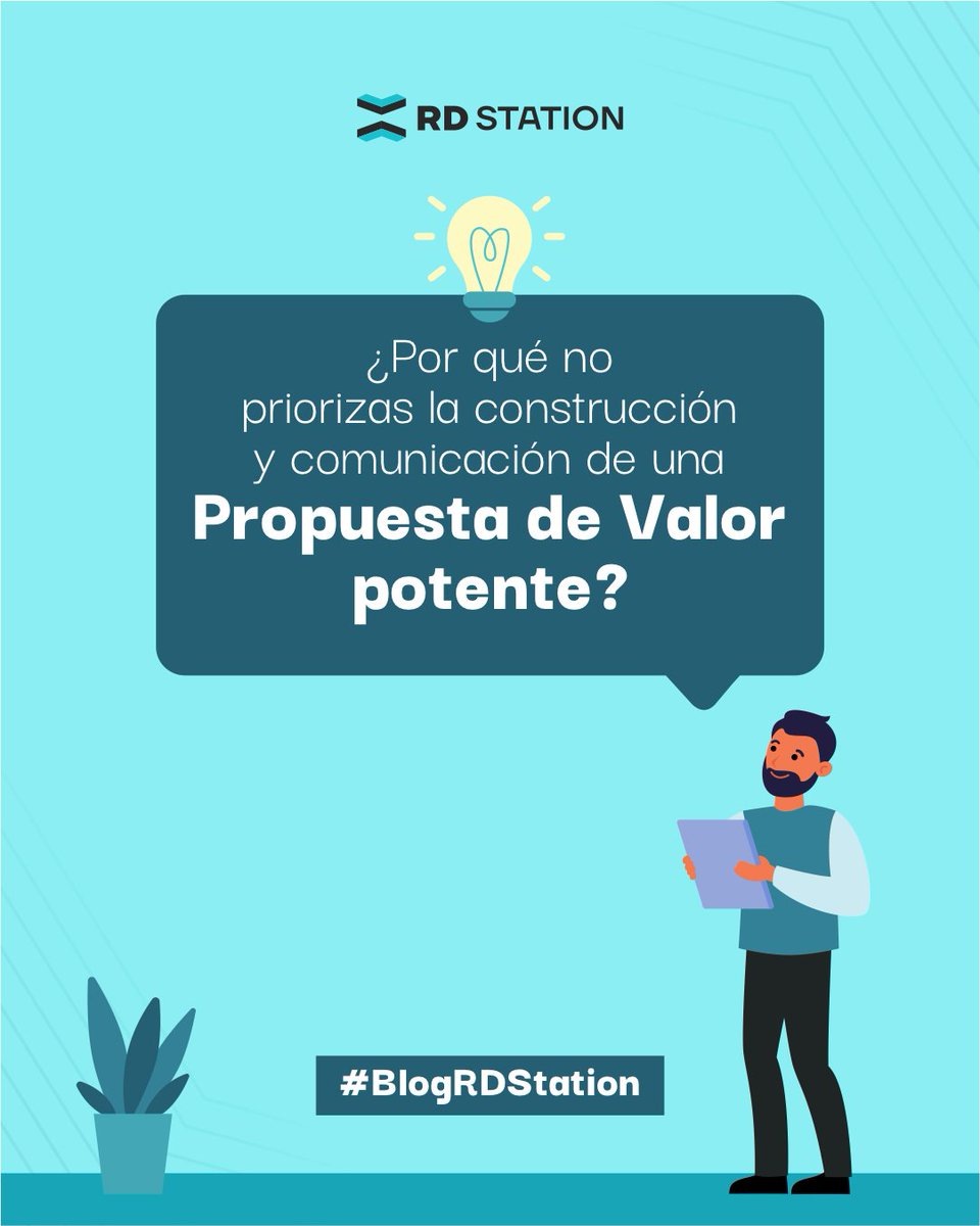 Puedes contar con una oferta interesante, pero si no la posicionas, convencer a tu futuro cliente será una tarea titánica 😯😯Una propuesta de valor tiene que ser pensada con base en lo que vive nuestro cliente. Es el acto de reunir los... #BlogRDStation bit.ly/todosobrepropu…