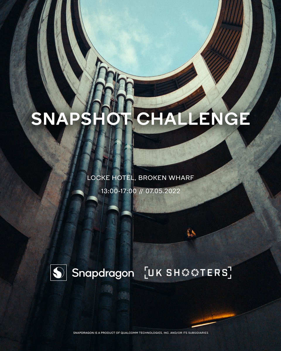 Calling all #Snapdragon Insiders! Want to join us on a photography masterclass in London with <a href="/Shooters/">Shooters</a> this weekend? Read this thread 🧵 for more info: