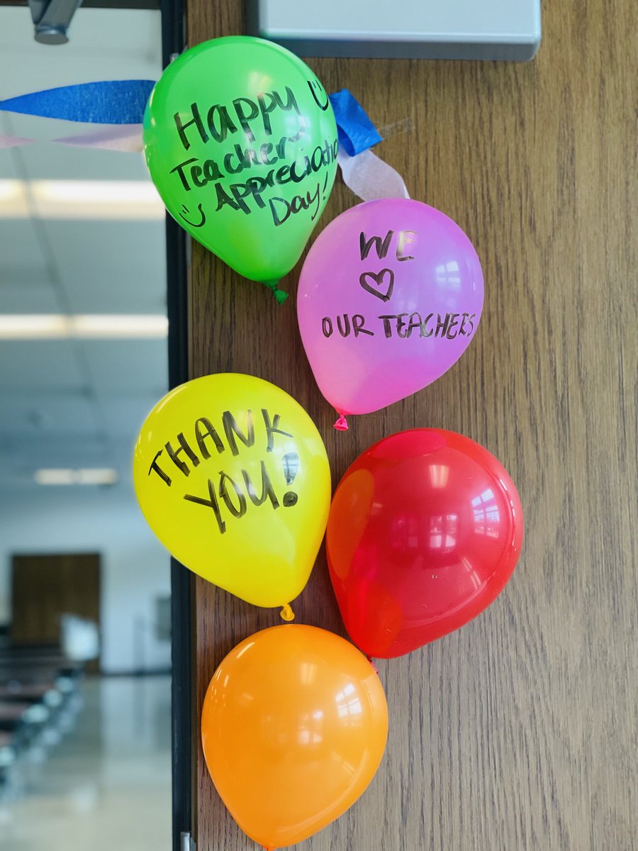 Welcoming our teachers back from lunch! ⁦<a href="/BectonHS/">Becton Regional High School</a>⁩