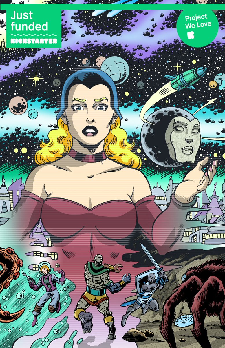 InvaderComics's tweet photo. 212% funded! Thank you everyone e who backed or helped to spread the word! You're helping keep #indiecomics alive and thriving!
#publicdomain #goldenage #silverage #backbin #comics #indiepublishers #protectyourshelves #makemineinvader #invaderarmy https://t.co/eVJvPNiRH4