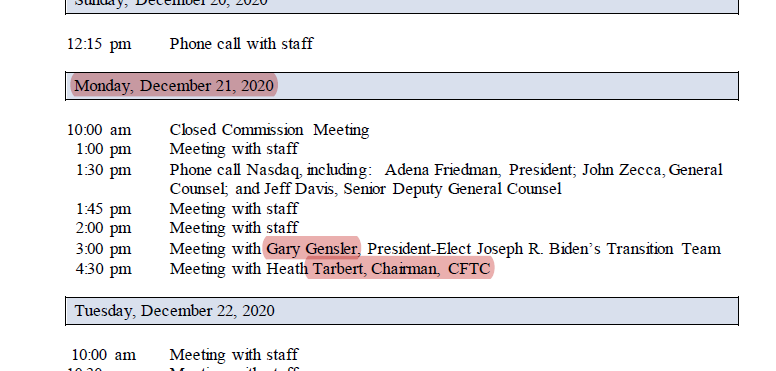 Leerzeit's tweet photo. The more intriguing question is how much taxpayer money @GaryGensler  is wasting to cover up his role in the Clayton-Hinman tenure. Gensler spoke with Clayton at least 6 times. Just before Hinmans speech &amp; just before Clayton filed the lawsuit against Ripple. https://t.co/4a3wZpUZRH