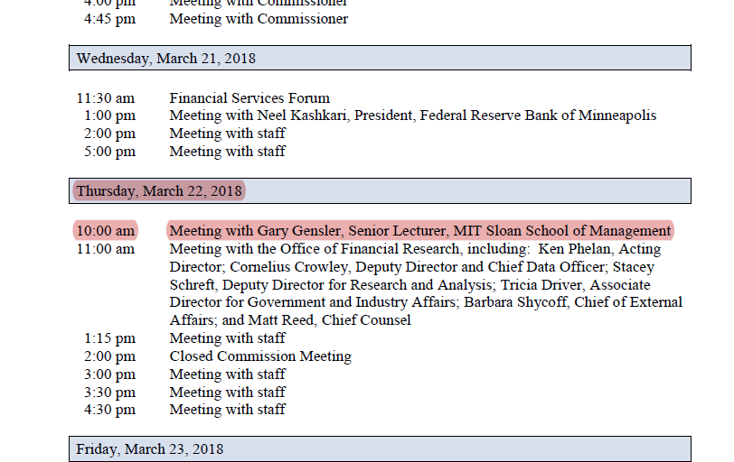 Leerzeit's tweet photo. The more intriguing question is how much taxpayer money @GaryGensler  is wasting to cover up his role in the Clayton-Hinman tenure. Gensler spoke with Clayton at least 6 times. Just before Hinmans speech &amp; just before Clayton filed the lawsuit against Ripple. https://t.co/4a3wZpUZRH