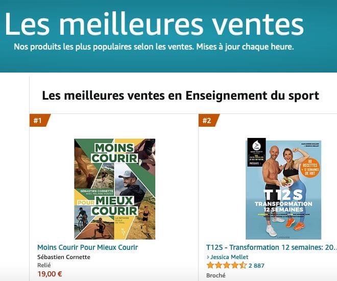 CoachSebC's tweet photo. Le livre #moinscourirpourmieuxcourir en tête des ventes sur @AmazonNewsFR Quelle fierté de voir la méthode #ecoledetrail se développer et grandir ♥️🙏🏼 https://t.co/kflLypTvII