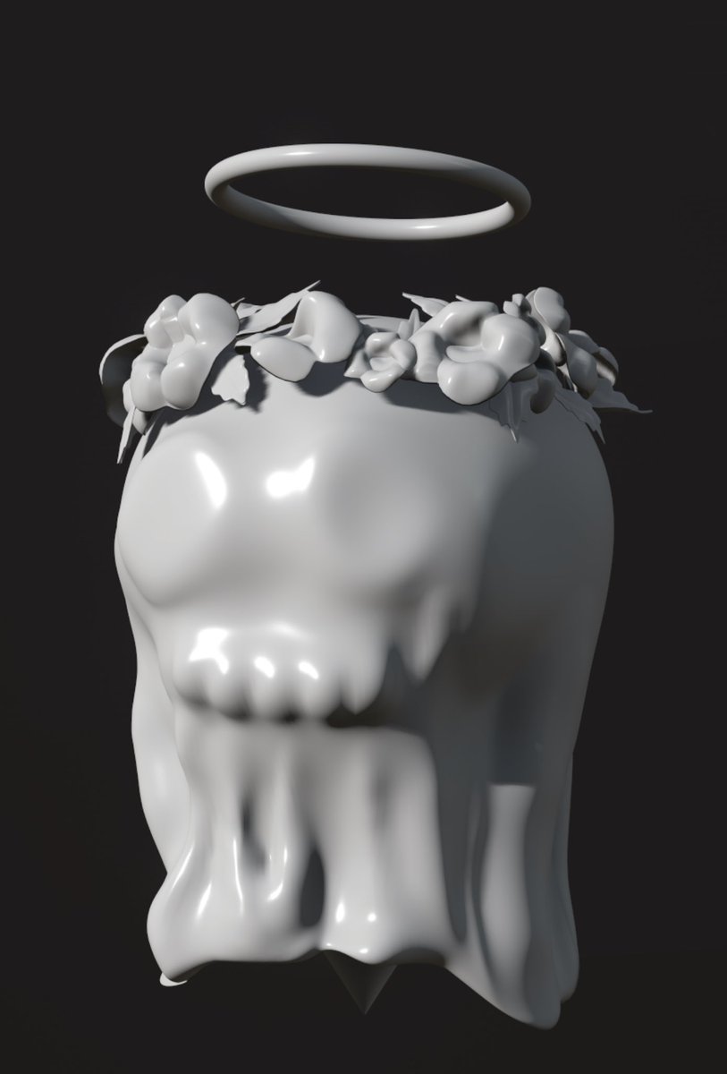 cbtnft's tweet photo. Inspiration - process - render
Sculpting a veil and flowers was therapeutic✨
(Inspo: Veiled Lady by Rafaello Monti) #creemo https://t.co/BveXVIJ5y2