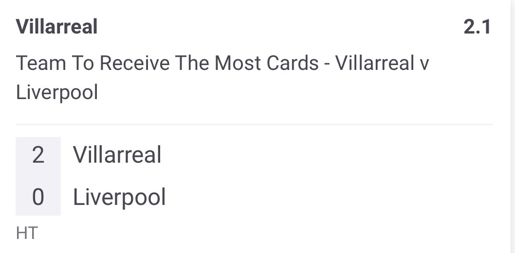 TipsRaw's tweet image. Villareal v Liverpool In Plays ❗️

Salah SoT @ 1.91

Villareal Most Cards @ 2.1 

Drop a like if you’re on 🤝