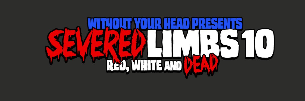 WithoutYourHead's tweet photo. Hi everyone! @WithoutYourHead Presents Severed Limbs 10: Red White and Dead! Our 10th virtual short horror festival July 2nd. Free to submit, free to watch! Interactive chat and fun awards. Submissions are open for short films and trailers now:
https://t.co/sp0hkuxj0Q https://t.co/cgOCH7LRmO