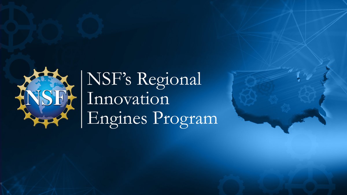 U.S. National Science Foundation (@nsf) on Twitter photo NSF's TIP Directorate is thrilled to announce a bold, new program — NSF Regional Innovation Engines! This funding opportunity seeks to bolster U.S. innovation ecosystems, advance R&D, promote jobs & stimulate the economy, w/ up to $160M/award. bit.ly/37eDkJ6 #NSFfunded NSF's TIP Directorate is thrilled to announce a bold, new program — NSF Regional Innovation Engines! This funding opportunity seeks to bolster U.S. innovation ecosystems, advance R&D, promote jobs & stimulate the economy, w/ up to $160M/award. bit.ly/37eDkJ6 #NSFfunded